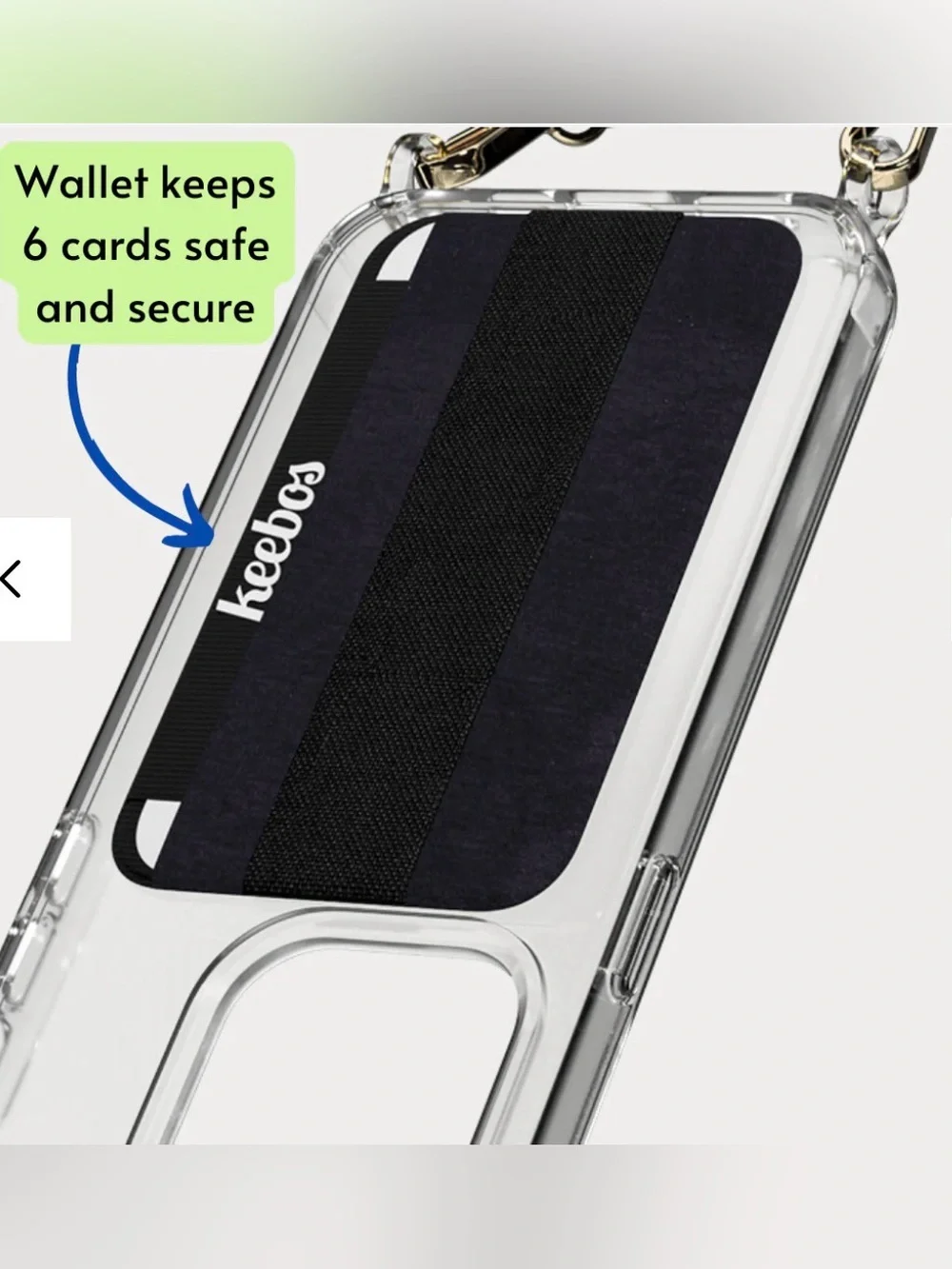 Keebos clear phone